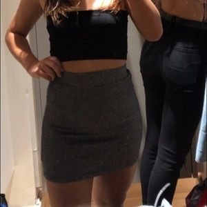 GLITTERY MINI SKIRT FOREVER 21 SMALL